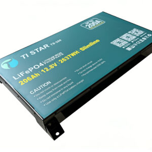 Tistar Smart BMS 12.8V 200Ah Slimline Lithium Battery with Bluetooth/IEC62619/ IP65/ 5-Year Warranty/Brisbane Stock
