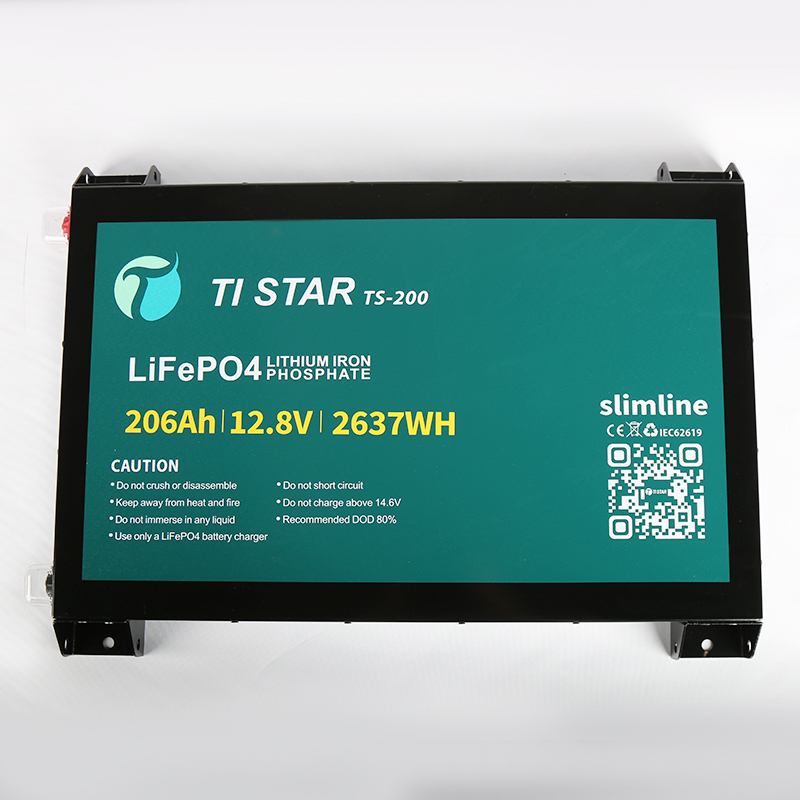 Tistar Smart BMS 12.8V 200Ah Slimline Lithium Battery with Bluetooth/ IP65/ 5-Year Warranty/Brisbane Stock