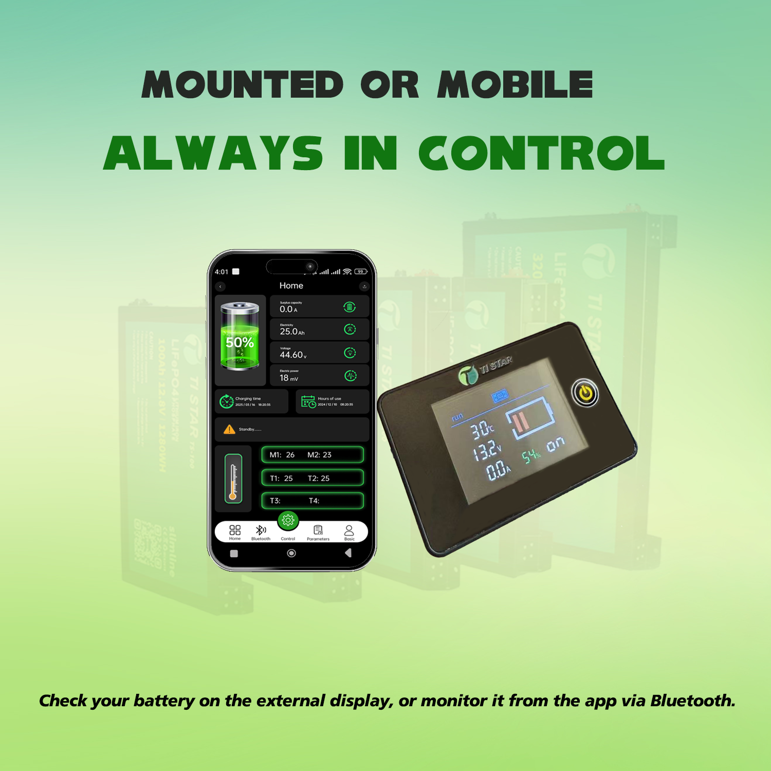 Tistar Smart BMS 12.8V 300/310Ah Slimline Lithium Battery with Bluetooth/ IP65/ 5-Year Warranty/Brisbane Stock - Image 8