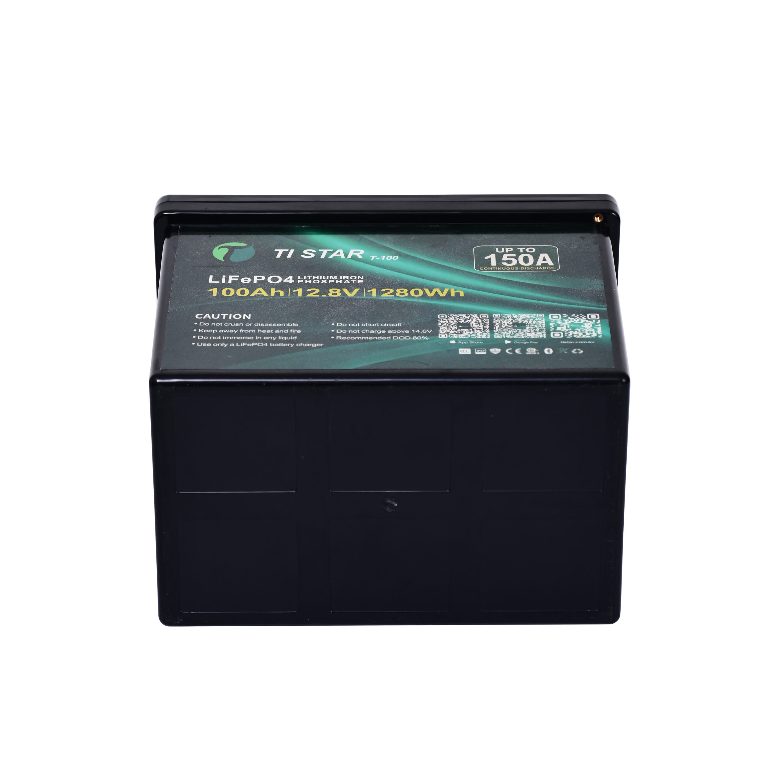 TiStar Smart BMS 12.8V 100Ah Lithium Battery with Bluetooth/IEC62619/ IP67/ 5-Year Warranty/Brisbane Stock - Image 5