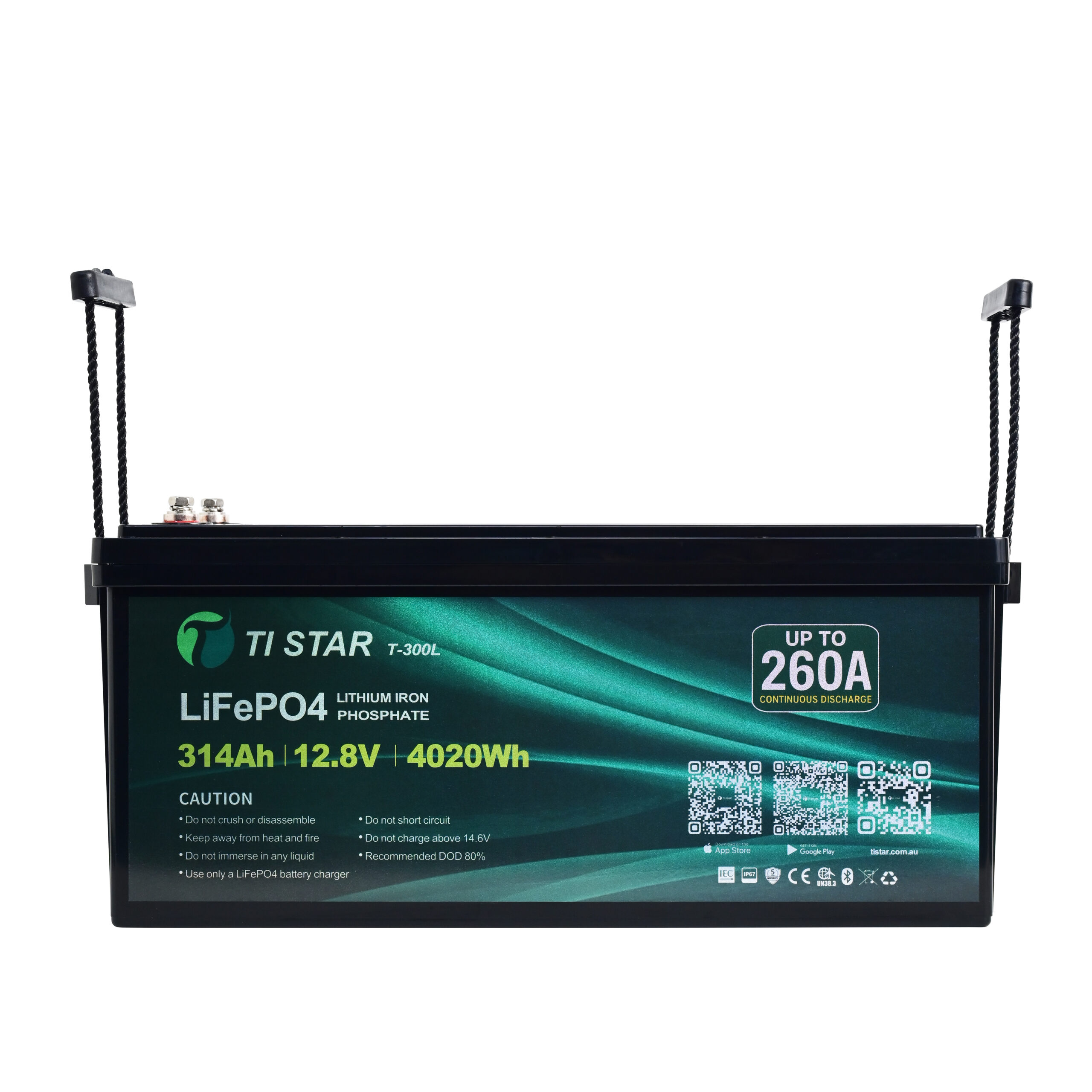 TiStar Smart BMS Long 12.8V 300/314Ah Lithium Battery with Bluetooth/ IEC62619/ IP67/ 5-Year Warranty/Brisbane Stock - Image 3