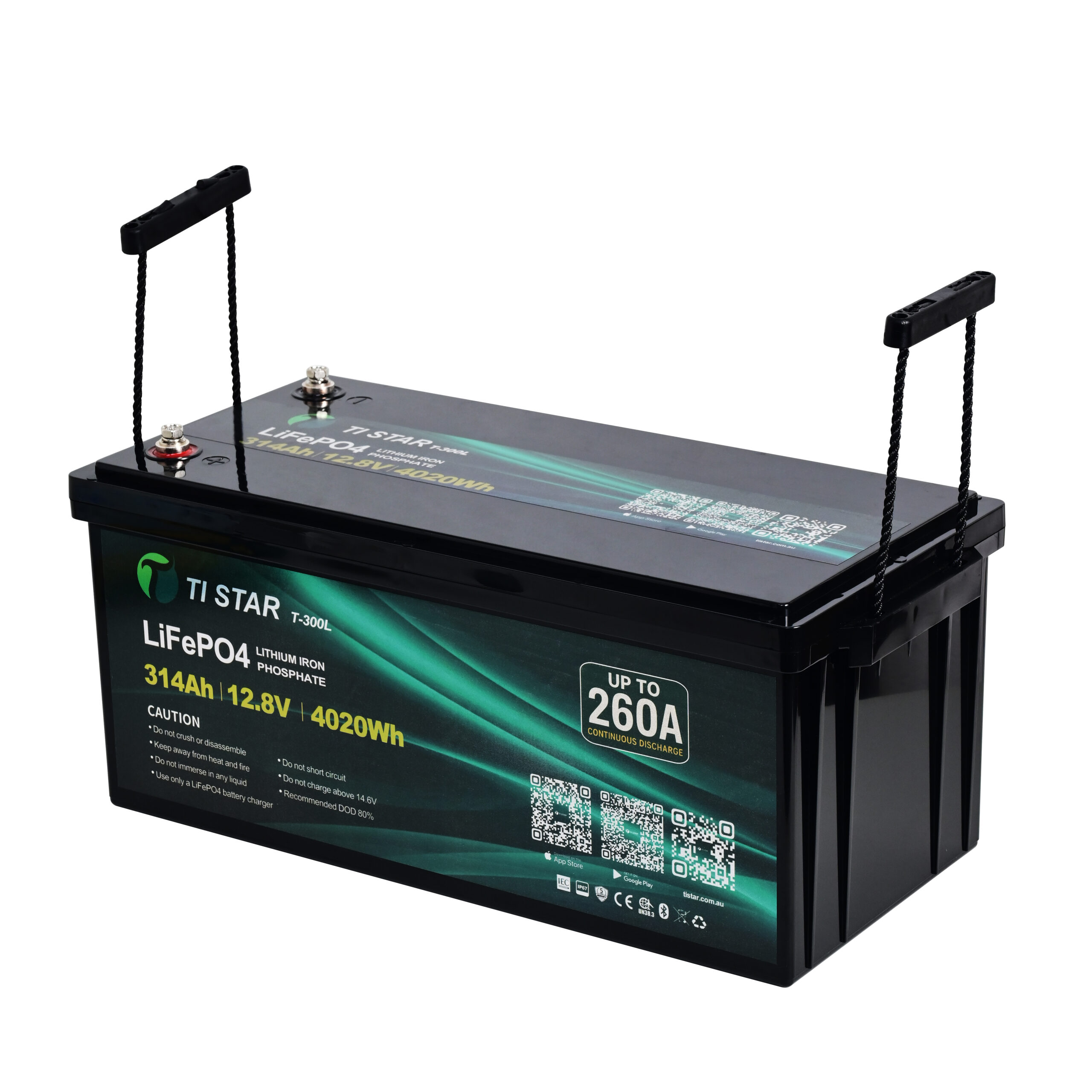 TiStar Smart BMS Long 12.8V 300/314Ah Lithium Battery with Bluetooth/ IEC62619/ IP67/ 5-Year Warranty/Brisbane Stock - Image 4